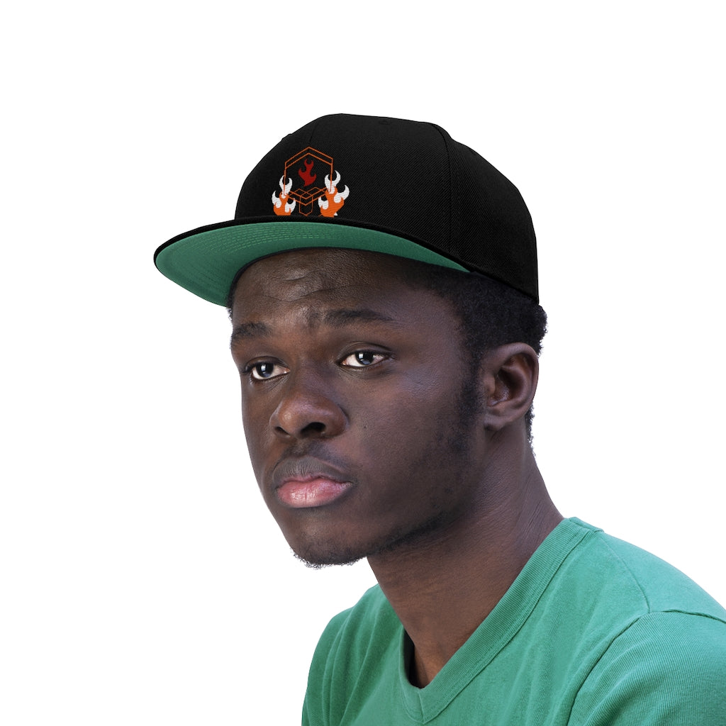 De Conicci Fire Unisex Flat Bill Hat