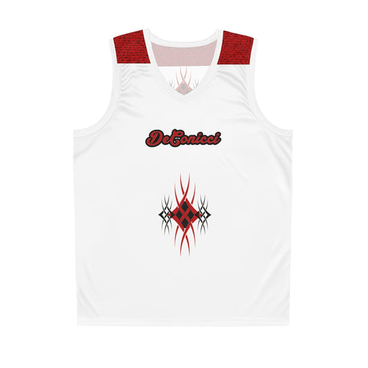 Tribal Basketball Jersey Red/Black/White