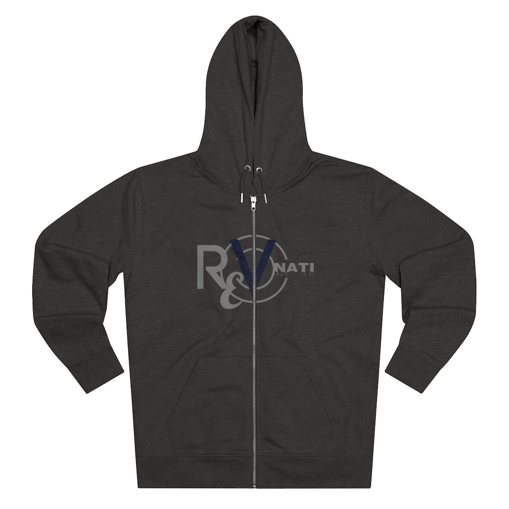 Revonati hoodie. Black/gray and navy