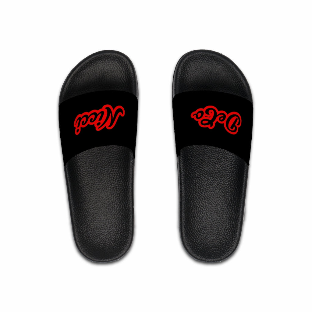 Deco Logo fire orange Men's Slide Sandals