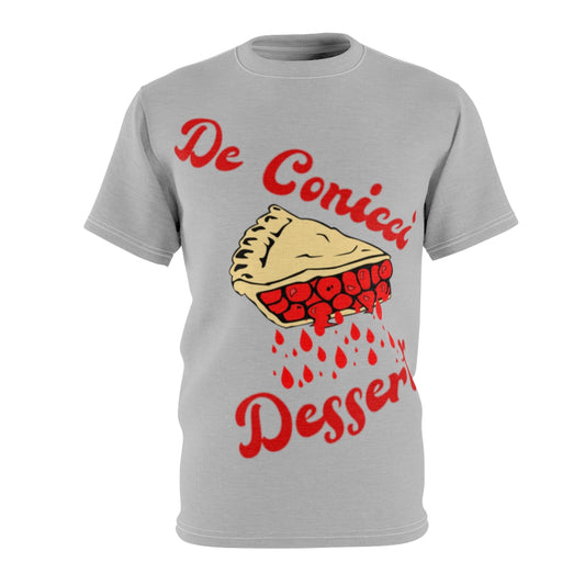 Cherry pie dessert gray