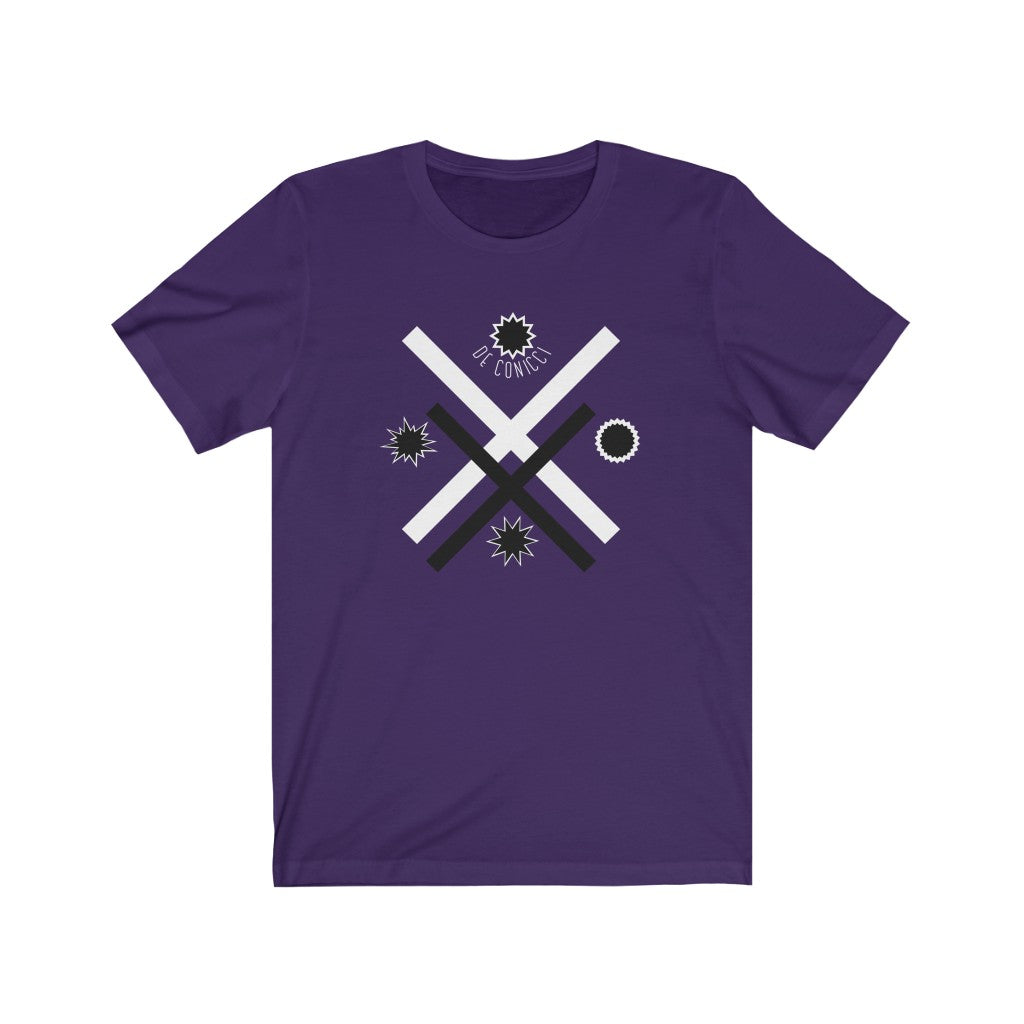 Unisex Jersey Short Sleeve Tee With De Conicci Authentic Logo.