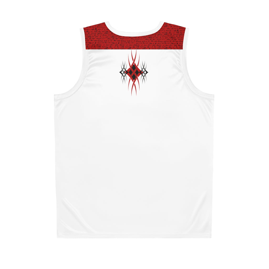 Tribal Basketball Jersey Red/Black/White
