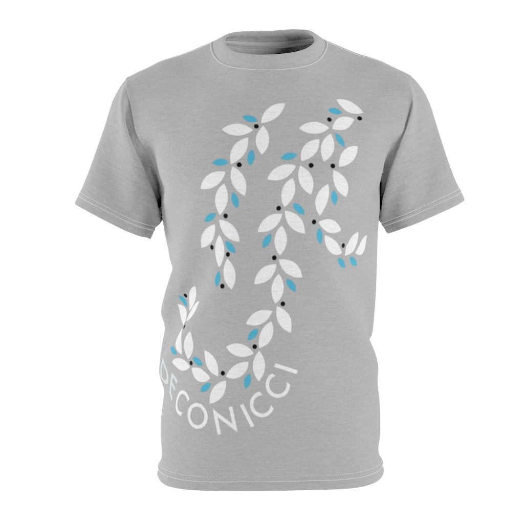 De conicci Authentic rare shirt. Zip flower silver