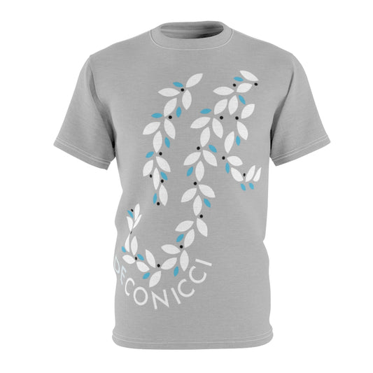 De conicci Authentic rare shirt. Zip flower silver