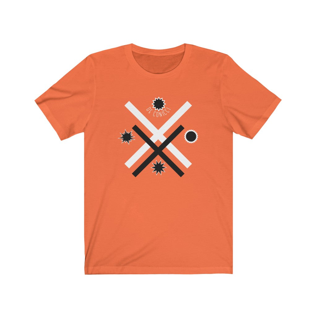 Unisex Jersey Short Sleeve Tee With De Conicci Authentic Logo.