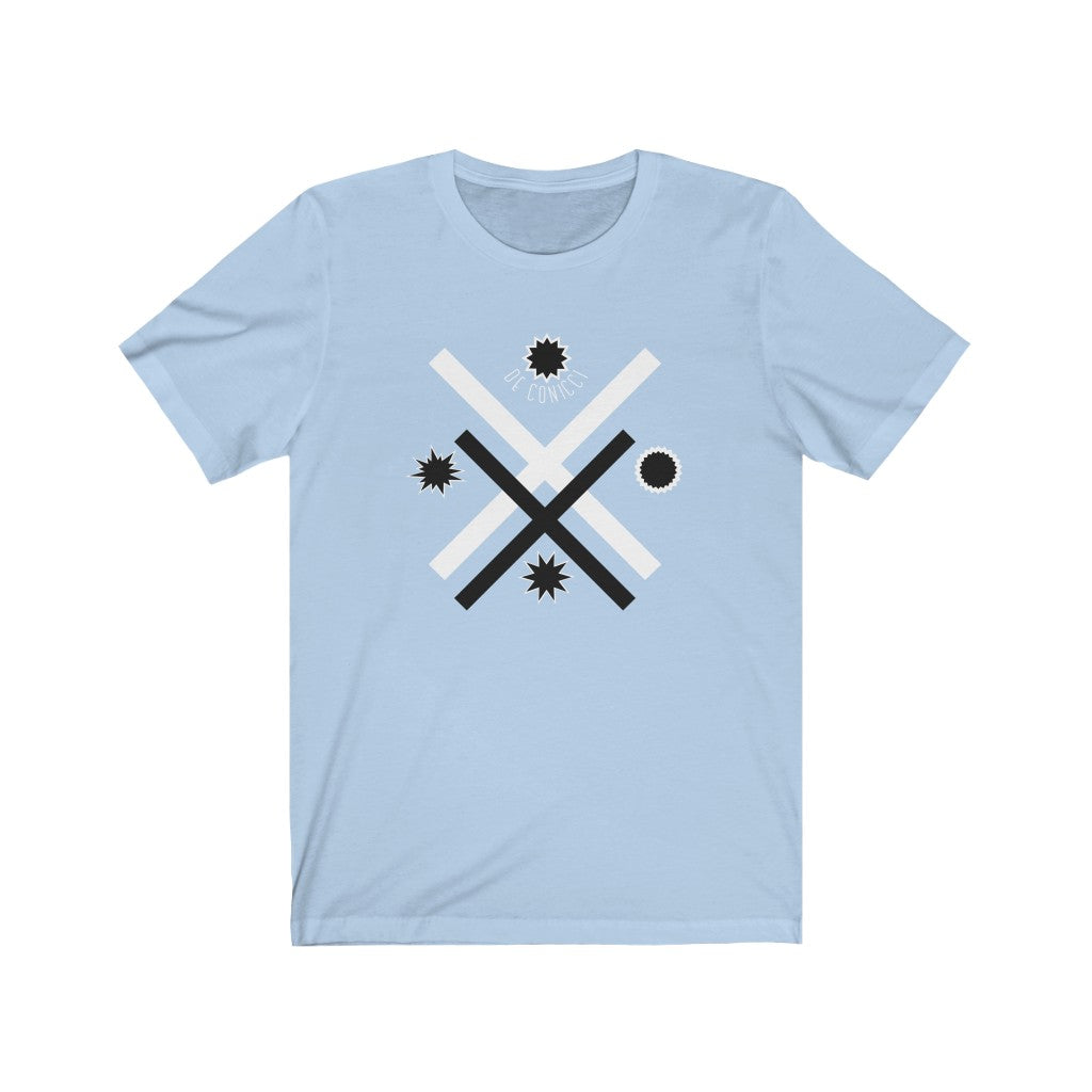 Unisex Jersey Short Sleeve Tee With De Conicci Authentic Logo.