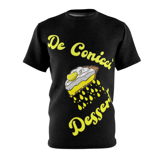 Lemon pie dessert black
