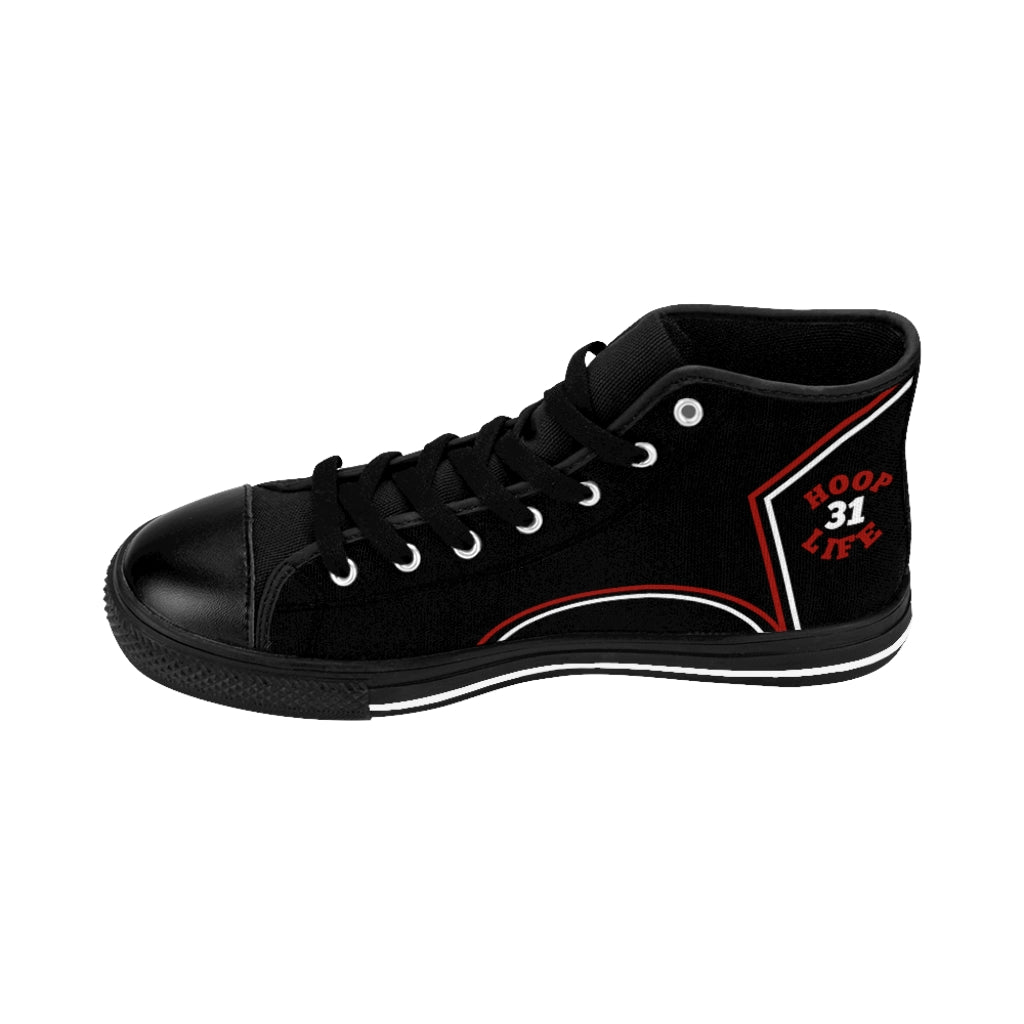 Hoop 31 red black and white color way alternate