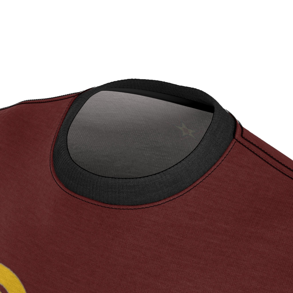 Authentic Short Sleeve Maroon and Yellow Color way