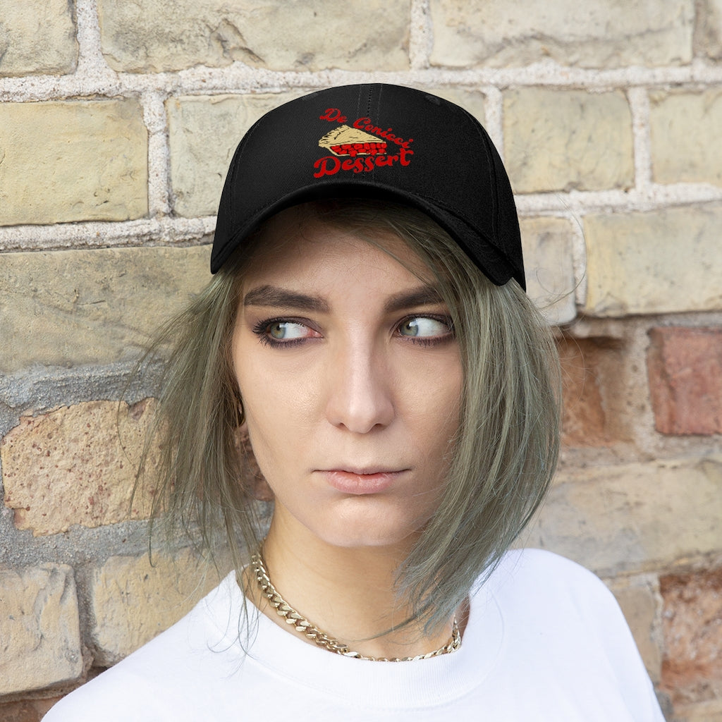 Cherry pie dessert cap black