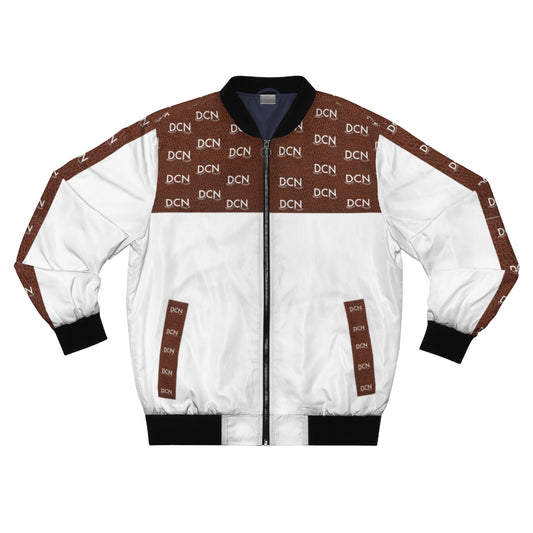 DNC Jacket Authentic Rawhide Style Print. Brown and White.