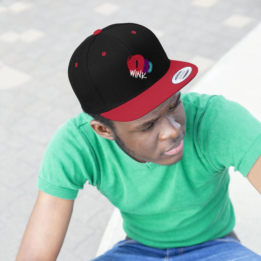 Wink Flat Bill Hat