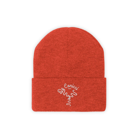 De Conicci Orange Knit Beanie