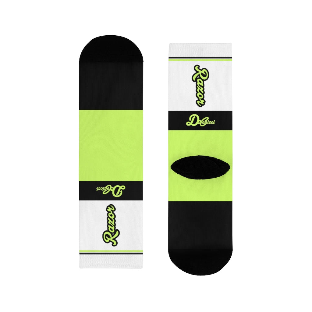 Razor Sharp Hoop Socks