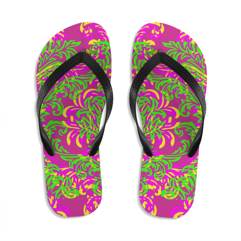 Unisex Neon Flip-Flops