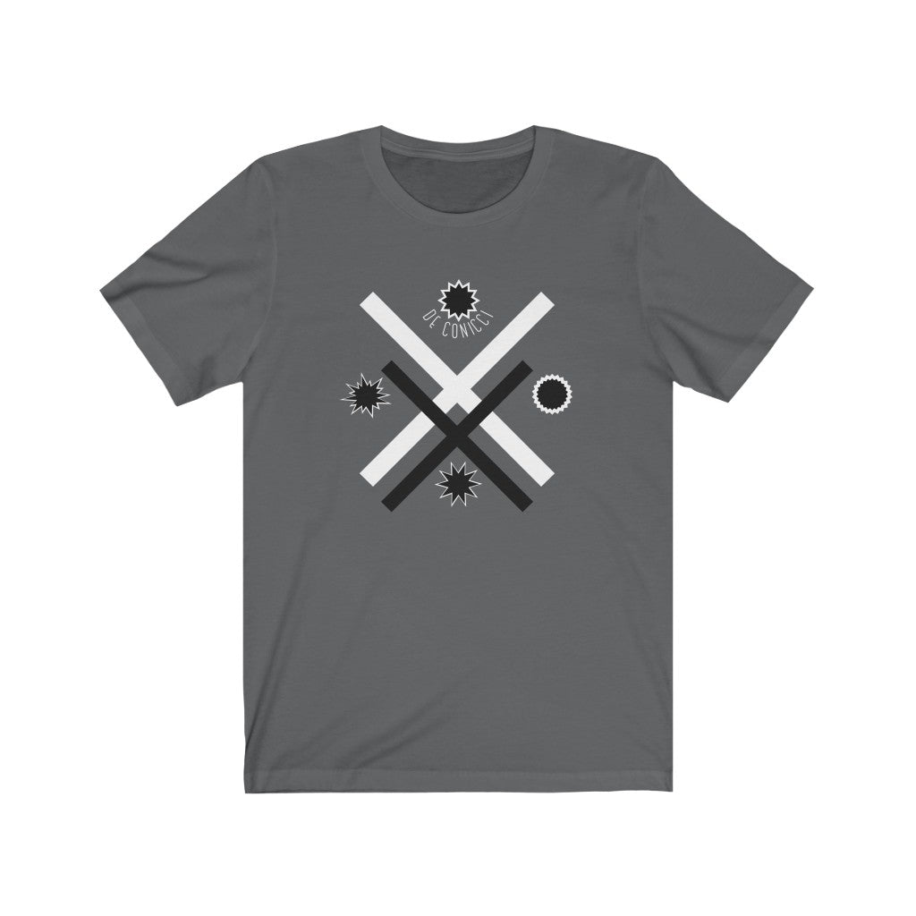 Unisex Jersey Short Sleeve Tee With De Conicci Authentic Logo.