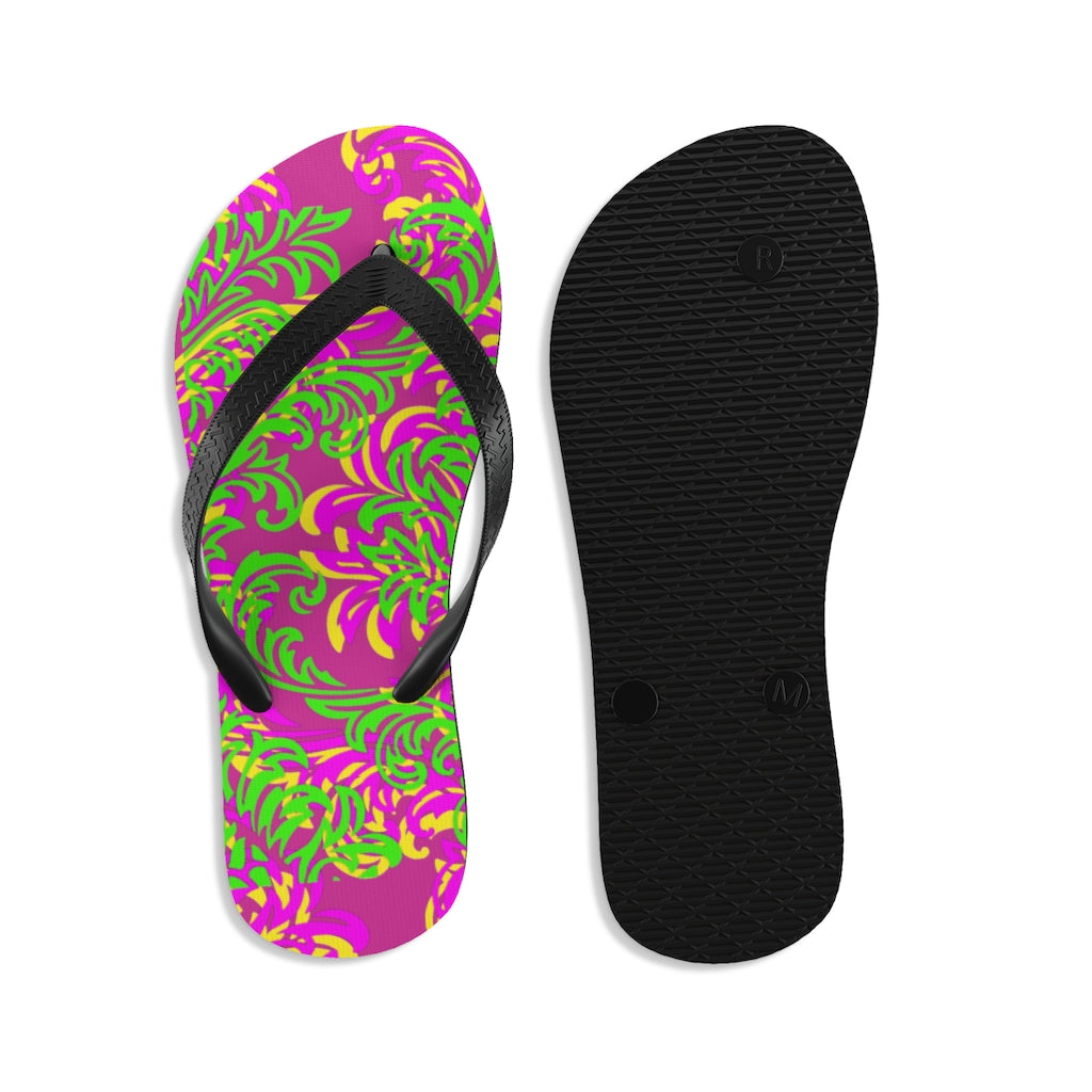 Unisex Neon Flip-Flops