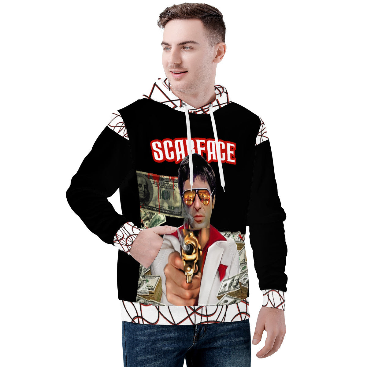 Scarface say hello to my little friend Hoodie