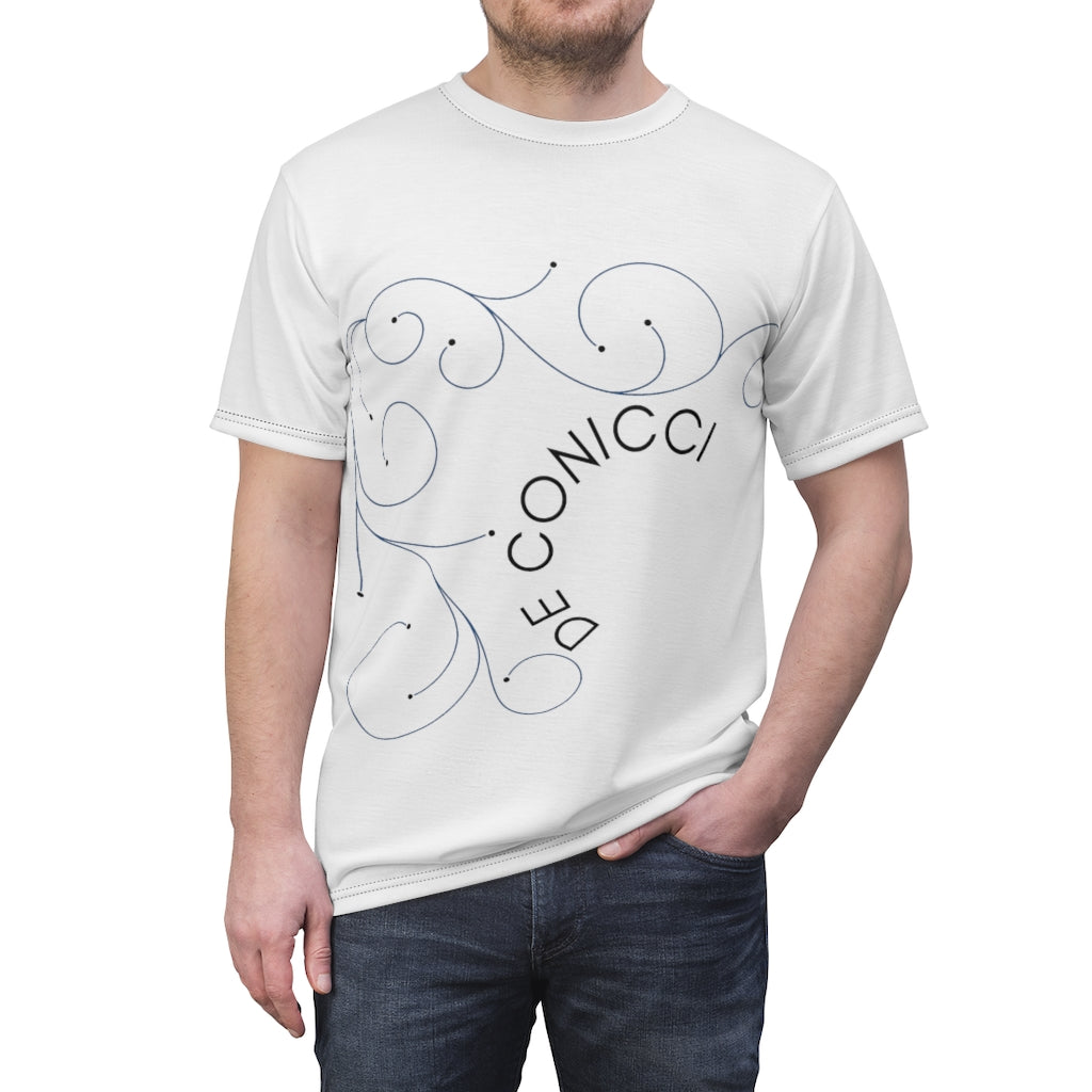 De conicci Authentic rare shirt. Luxury Vine White