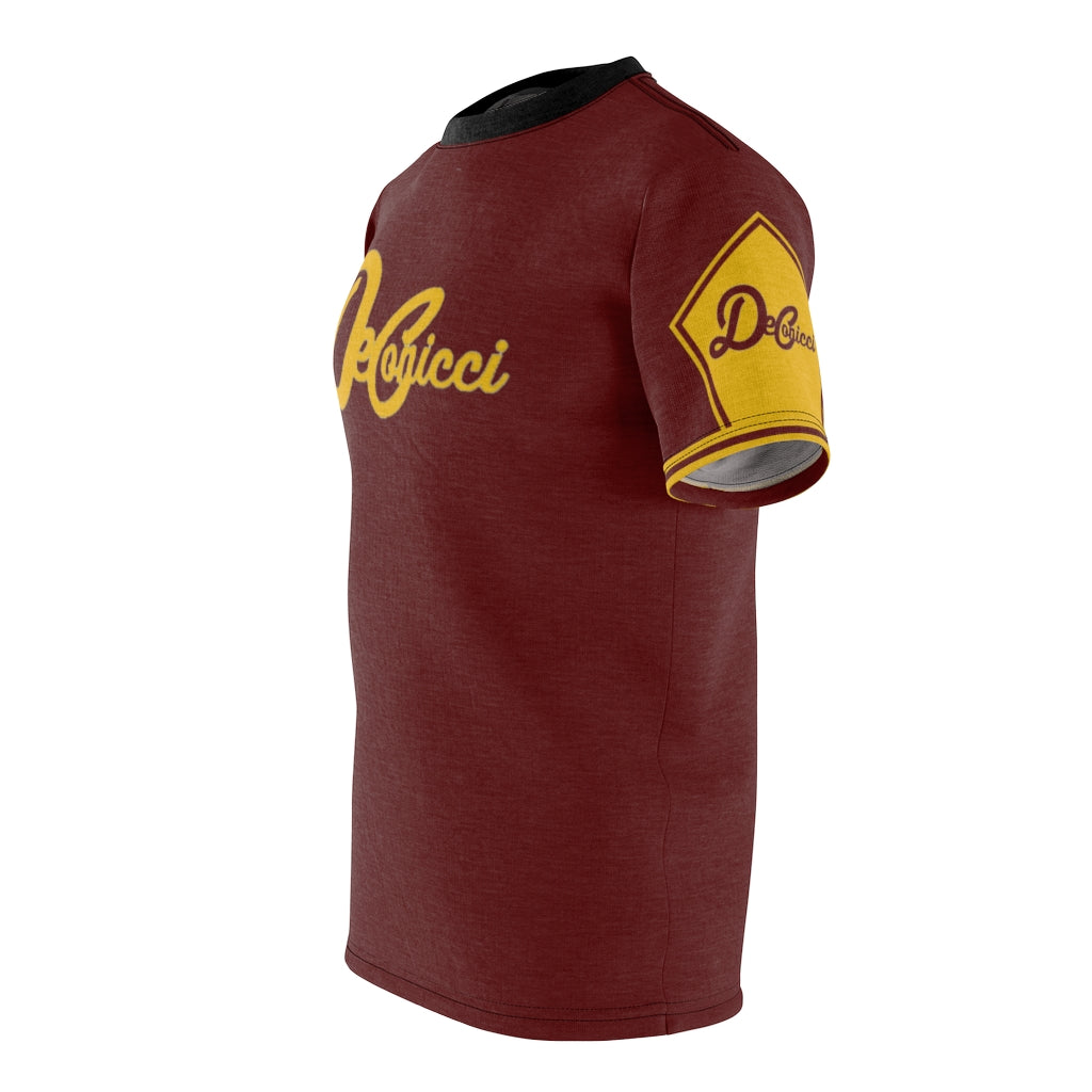 Authentic Short Sleeve Maroon and Yellow Color way