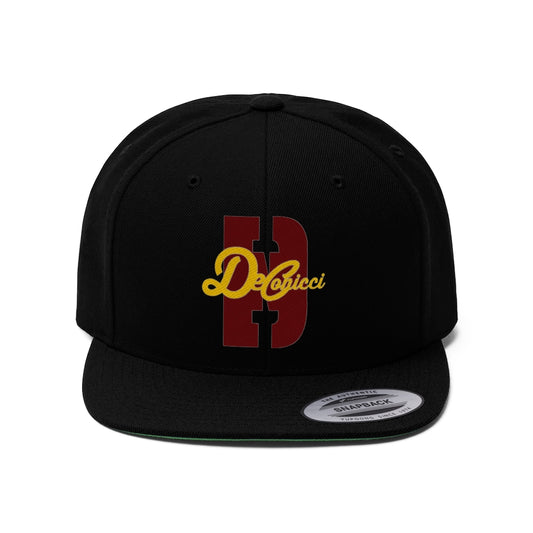 Double Logo Cap maroon and yellow color way
