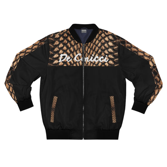 Designer Snake Skin Print Jacket Black