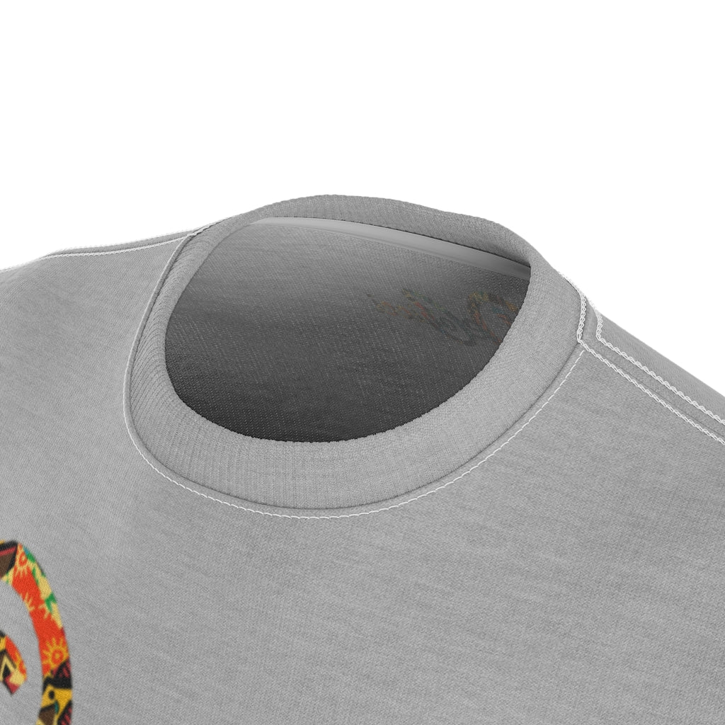 Wrap around shirt gray