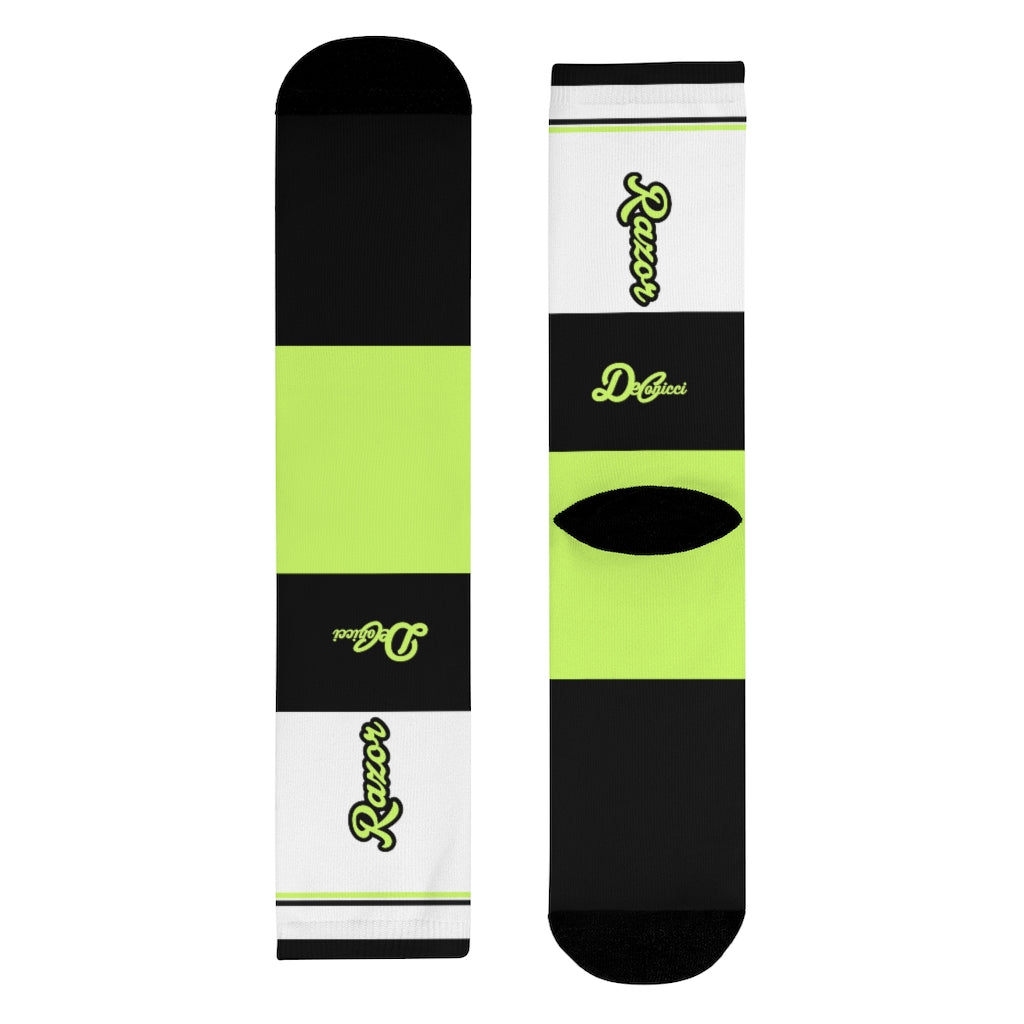 Razor Sharp Hoop Socks