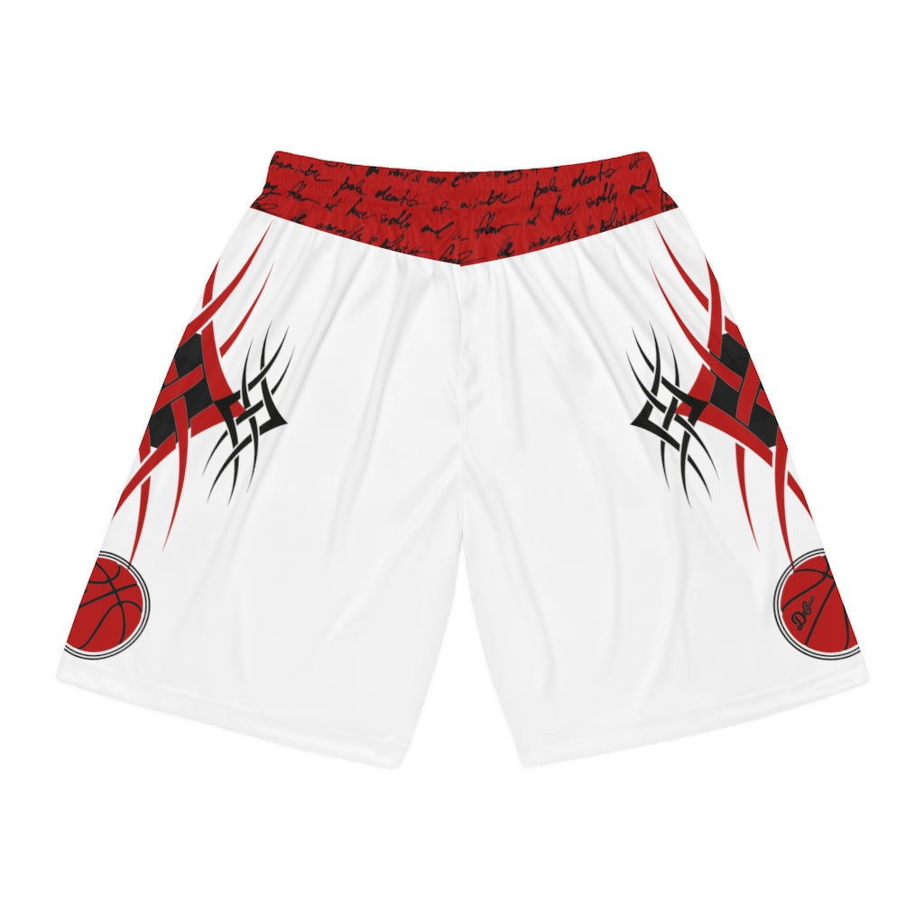 Tribal Basketball Shorts Red/Black