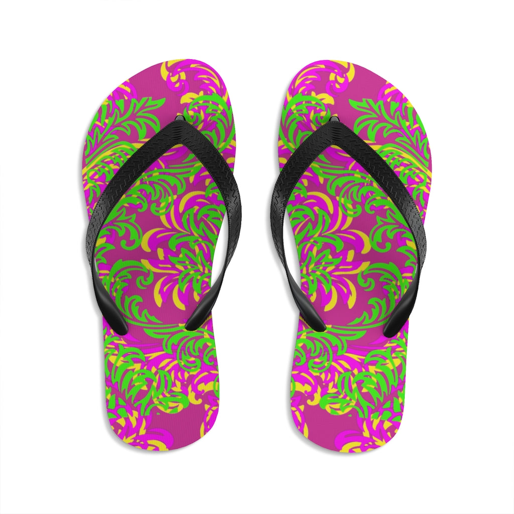 Unisex Neon Flip-Flops