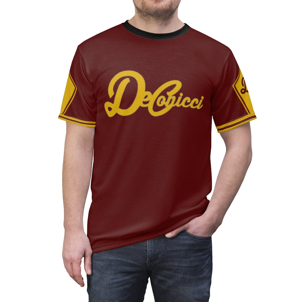 Authentic Short Sleeve Maroon and Yellow Color way