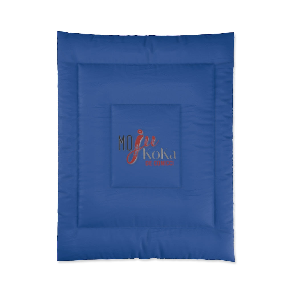 Comforter with Mojukoka one logo