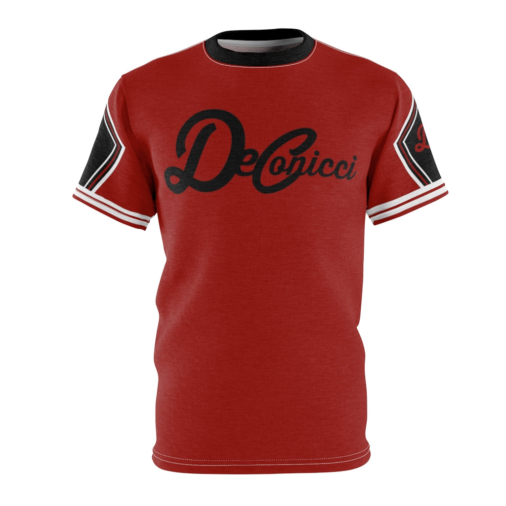 Authentic shoe shirt. Red