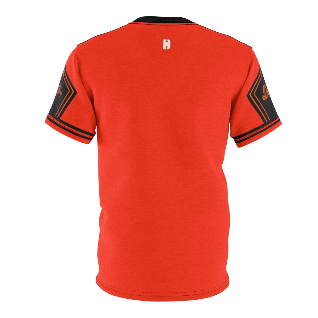 Basketball orange shoe short sleeve