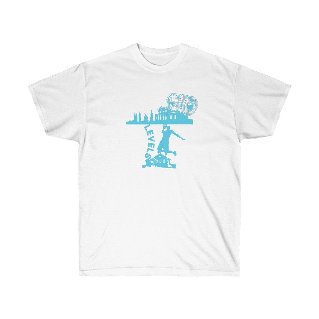 Levels Tee Carolina blue/black