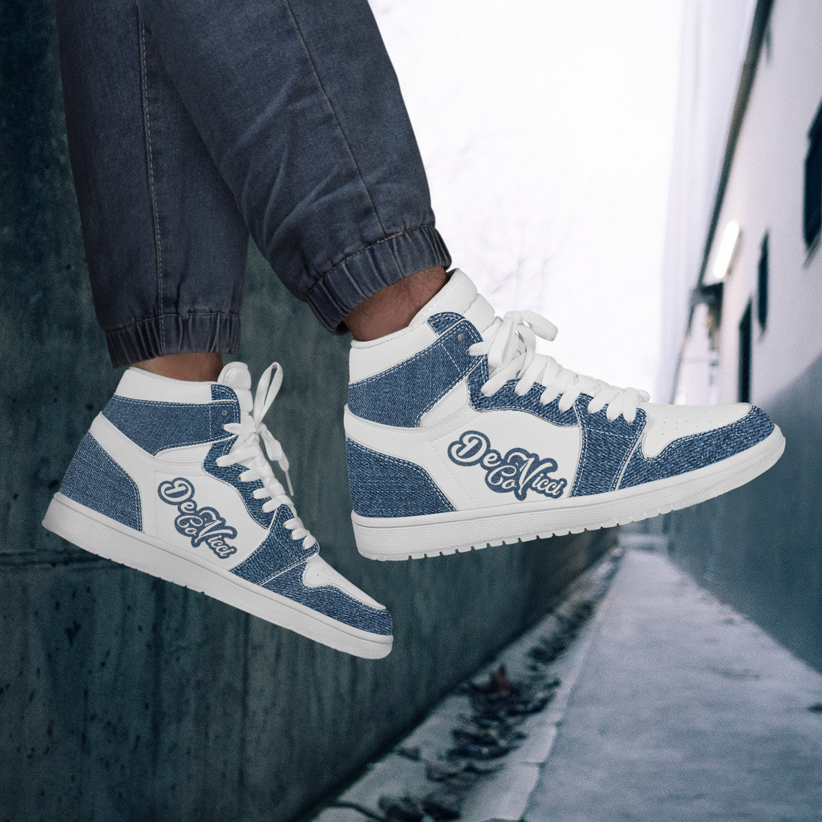 Vinny High Top Blue Jean Color Way