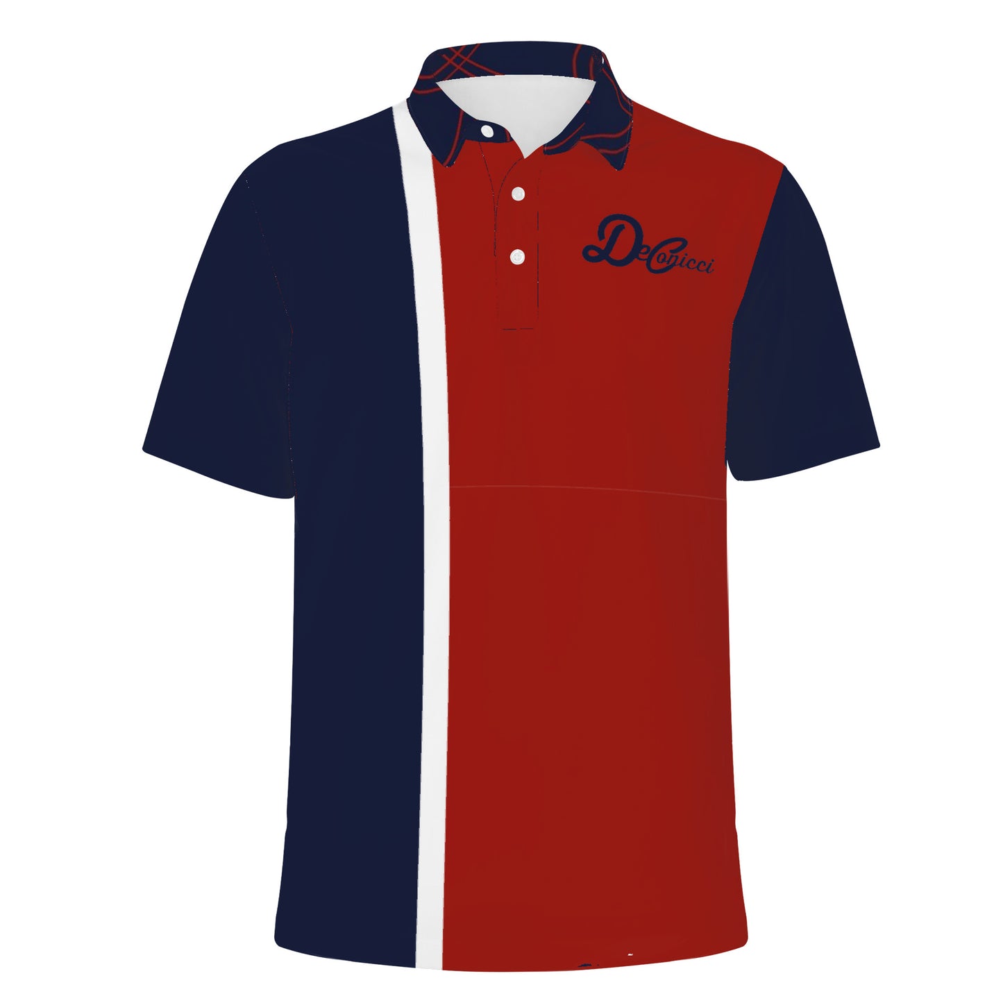 Vinny Polo Red white navy