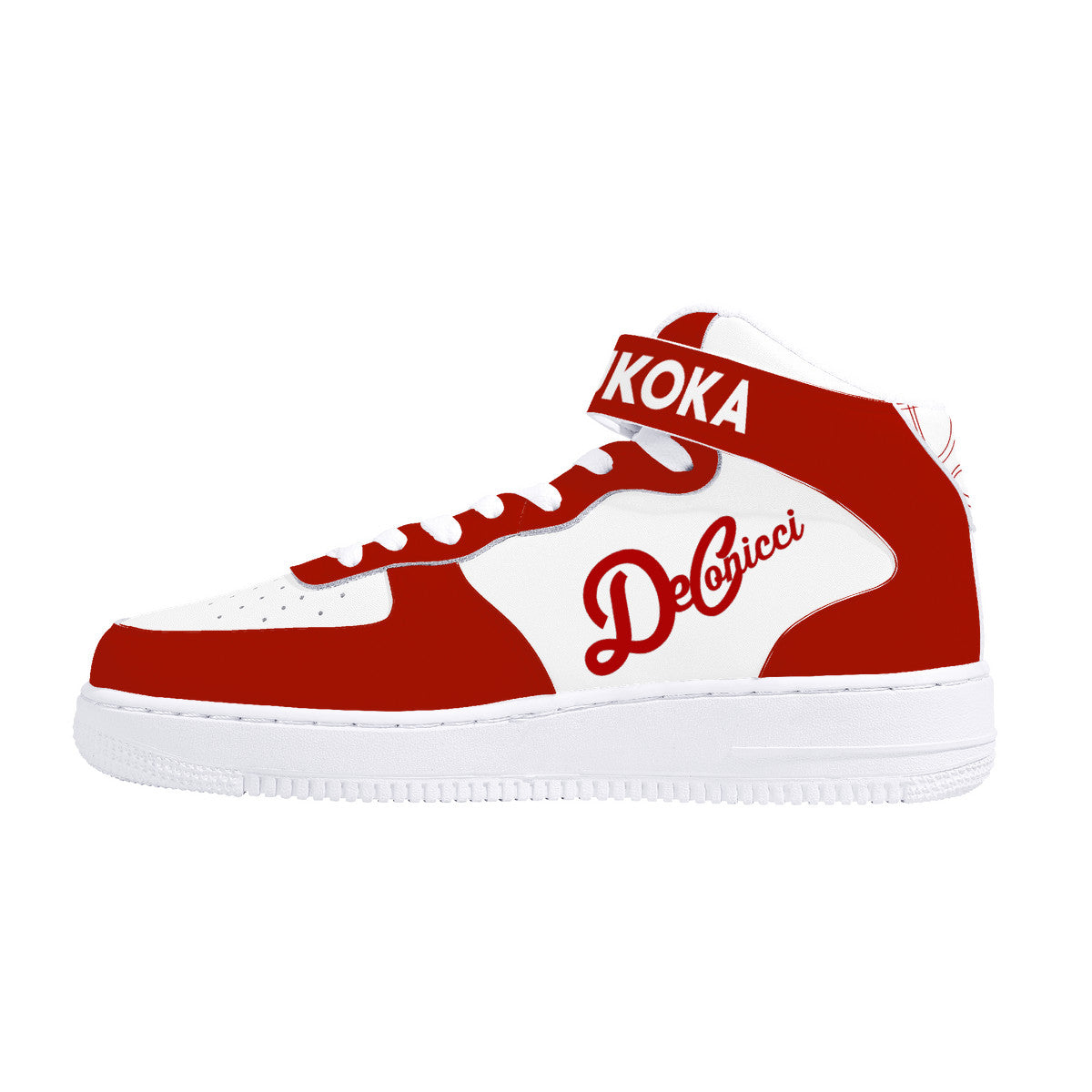 Mojukoka fire red and white