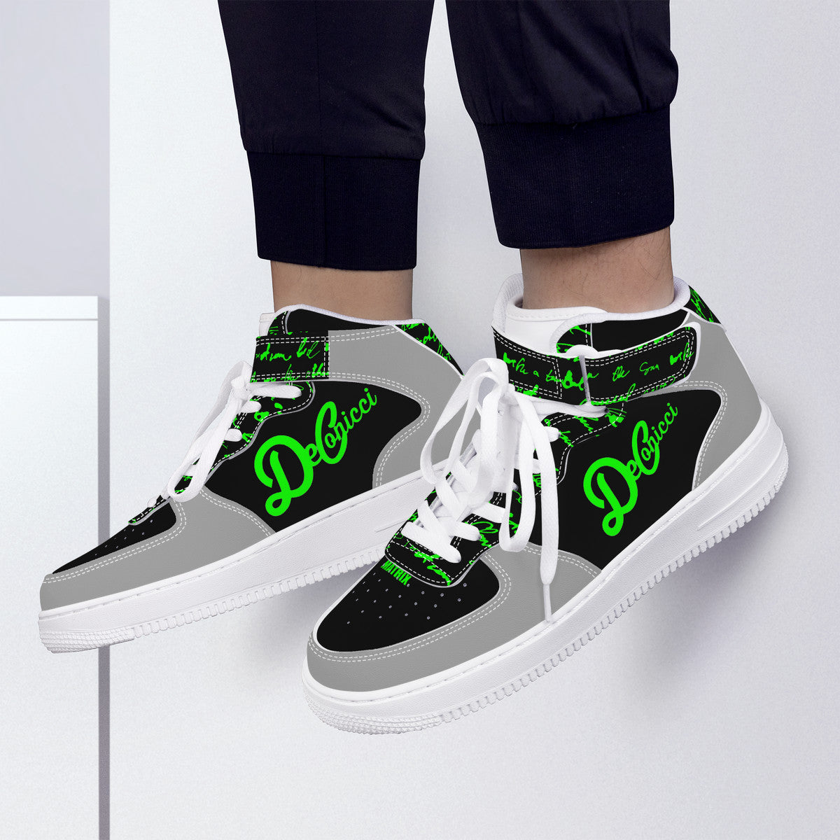 Mojukoka Neon Green/Black and Gray