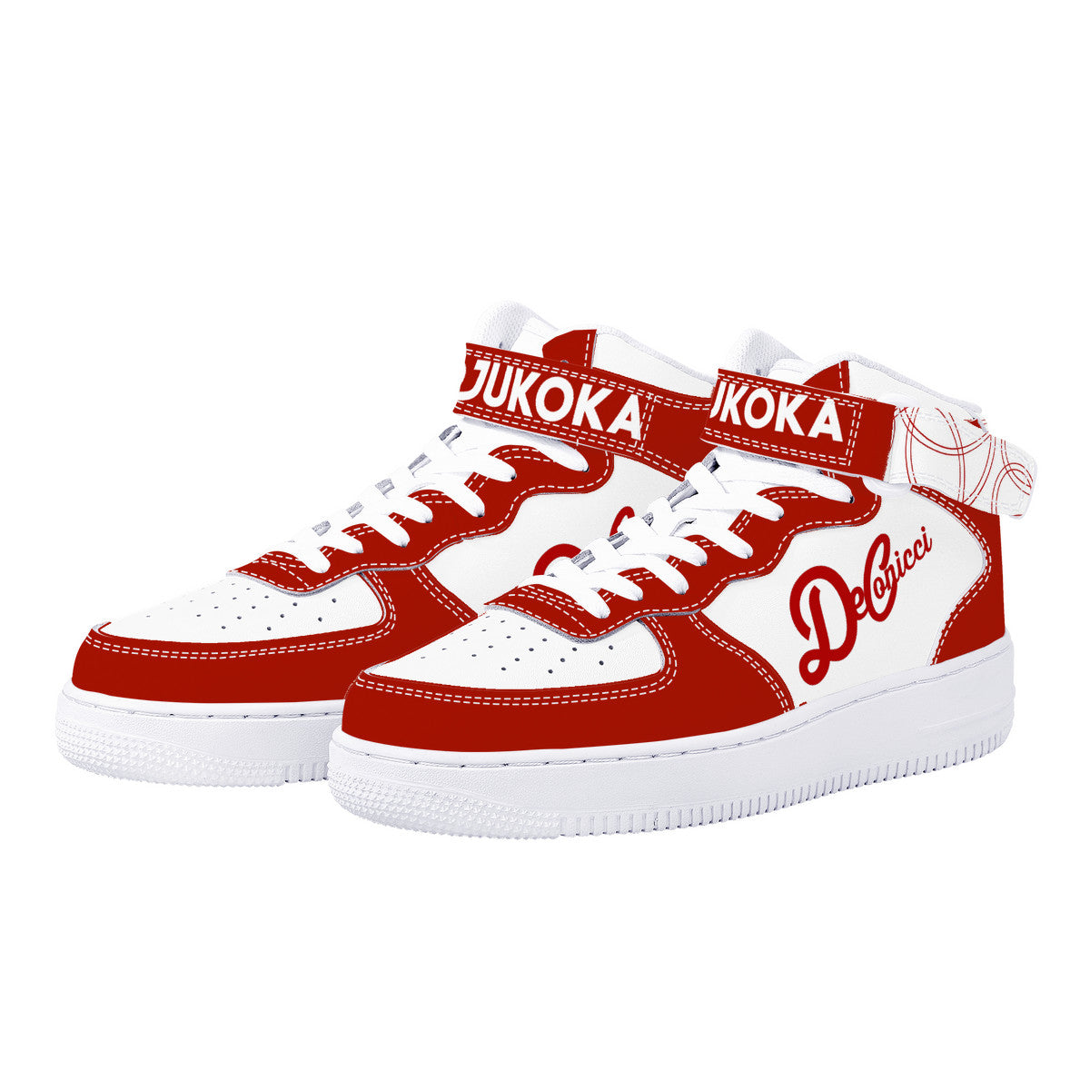 Mojukoka fire red and white