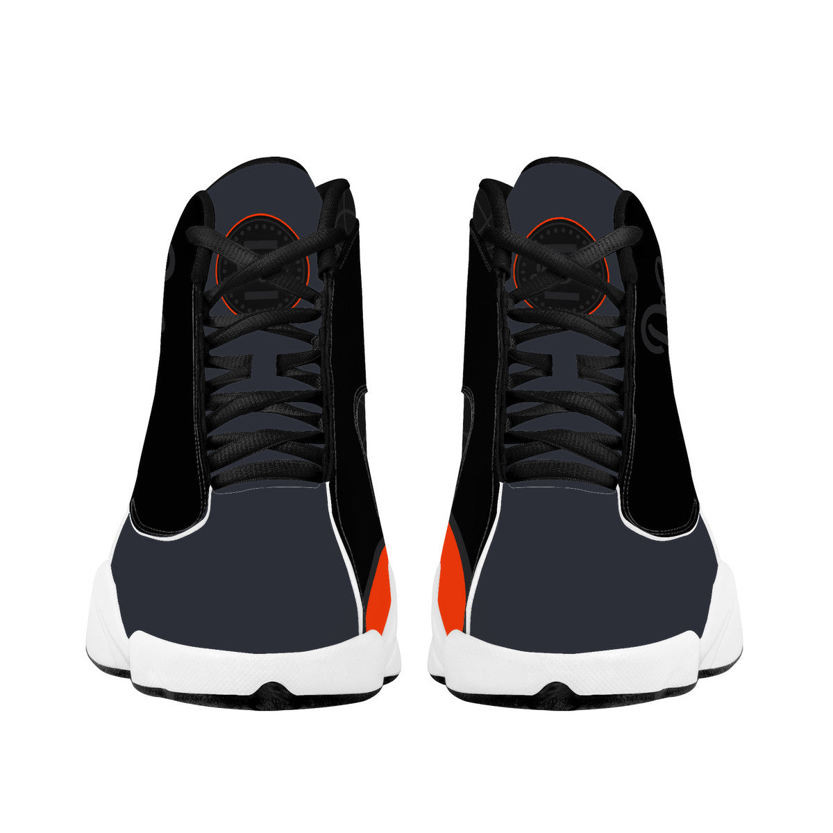 Black Orange Hoop 31