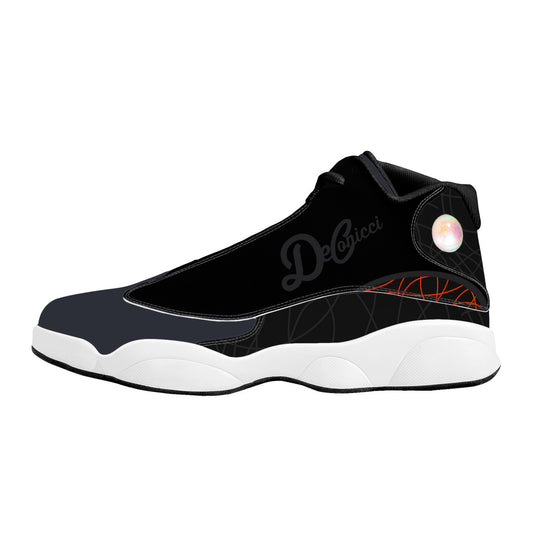 Black Orange Hoop 31