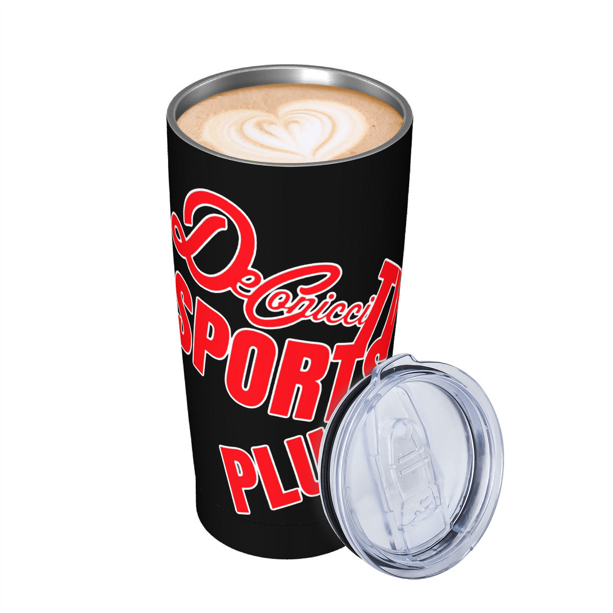 Deconicci Sport's TV Plus Stainless Steel Straw Lid Collectors Cup