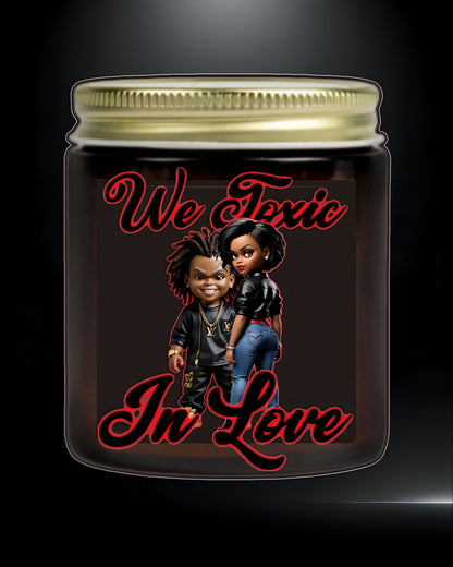 PEACH COBBLER INFUSED MELODRAMATIC MANGO TOXIC LOVERS SCENTED CBD CANDLE Wax (4oz, 9oz)