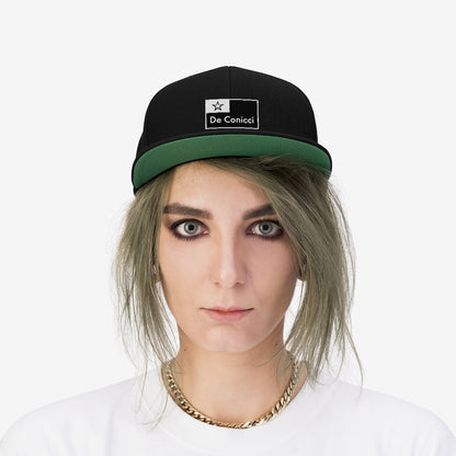 De Conicci Flag Unisex Flat Bill Hat