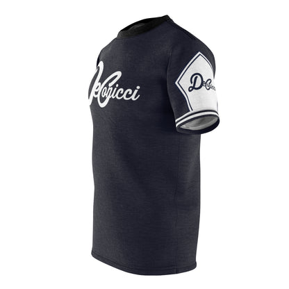 Navy blue short sleeve with logo