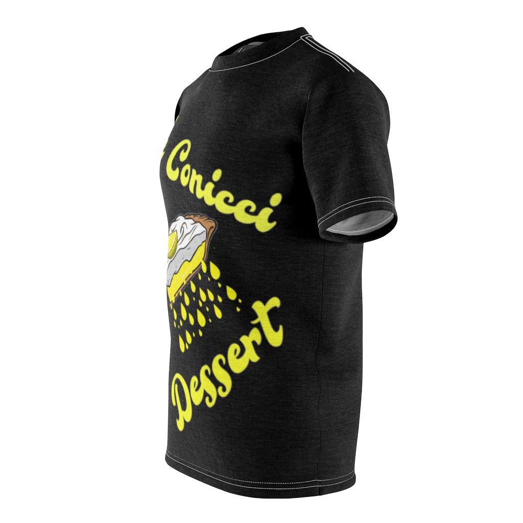 Lemon pie dessert black