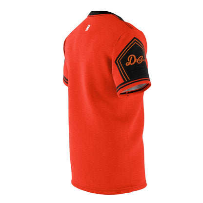 Basketball orange shoe short sleeve