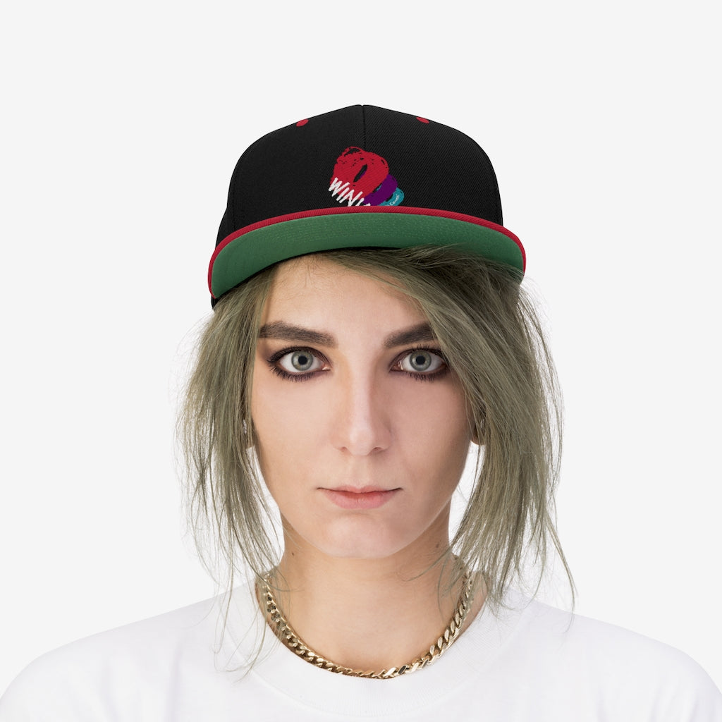 Wink Flat Bill Hat